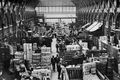 Dział owoców, Covent Garden, Londyn, 1926-1927 autorstwa Unbekannt