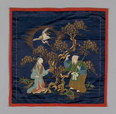 Fukusa Gift Cover, Japonia, późne Edo 1789-1868 Meiji, 1868-1912, koniec XIX w. autorstwa Unbekannt