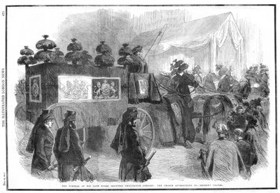 Pogrzeb Alberta, księcia małżonka, 1861 autorstwa Unbekannt