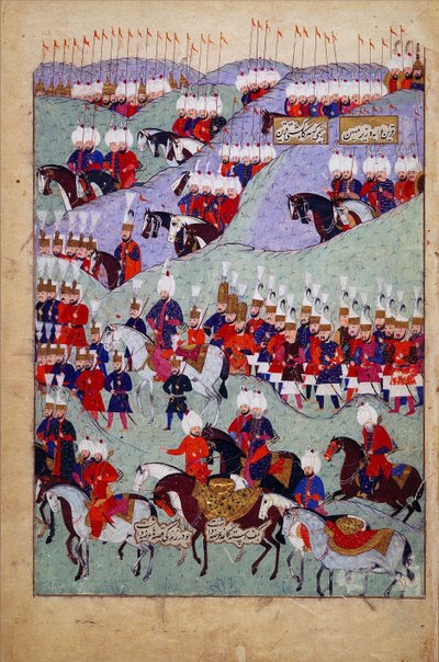 Pogrzeb sułtana Sulejmana Wspaniałego. Historia sułtana Sulejmana, 1579 autorstwa Unbekannt