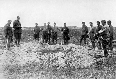 Pogrzeb na froncie zachodnim, I wojna światowa, 1916, ok. 1920 autorstwa Unbekannt