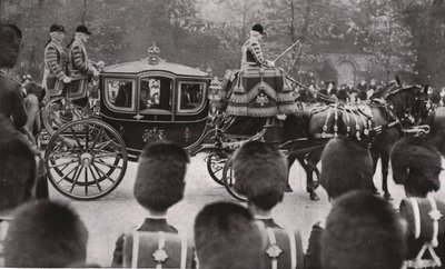 Procesja pogrzebowa króla Edwarda VII, Londyn, 20 maja 1910. autorstwa Unbekannt