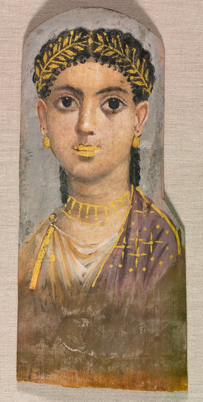 Portret pogrzebowy młodej dziewczyny, ok. 1930 r. AD 25-37. autorstwa Unbekannt
