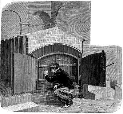 Piec typu do zainstalowania w krematorium Pere la Chaise, Paryż, 1888 r. autorstwa Unbekannt