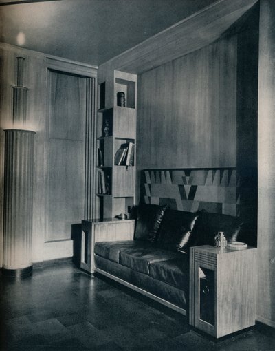 Meble i wnętrze gabinetu. Zaprojektowany przez Josepha Sinela, 1930 autorstwa Unbekannt