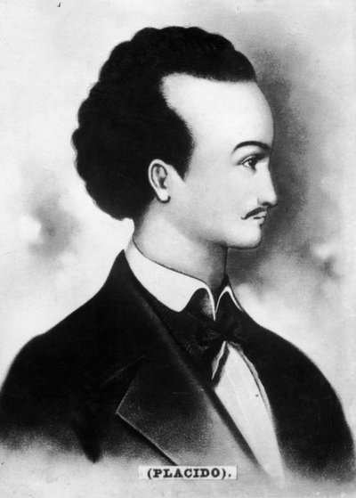 Gabriel de la Concepción Valdés [Placido], 1809-1844, poeta kubański autorstwa Unbekannt