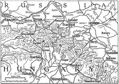 Galicja i Przełęcze Karpackie, 1915 autorstwa Unbekannt