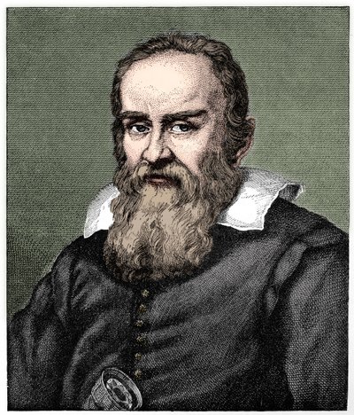 Galileo Galilei 1564-1642, 1882 autorstwa Unbekannt