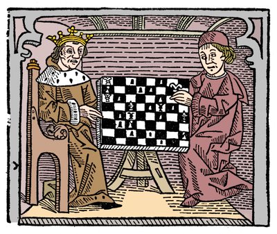 Gra w szachy, 1474 1956 autorstwa Unbekannt
