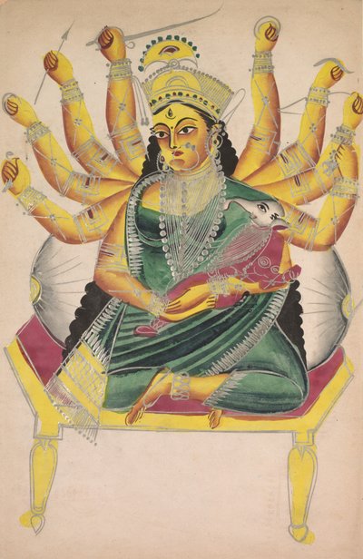 Ganesha-Janani Matka Ganesha, 1800s. autorstwa Unbekannt