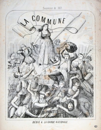 Gwardia Narodowa, Komuna Paryska, 1871. autorstwa Unbekannt