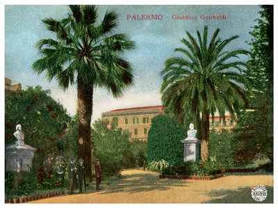Garibaldi Garden, Palermo, Sycylia, Włochy, początek XX wieku autorstwa Unbekannt