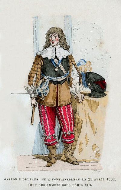 Gaston, Duc dOrleans, dowódca armii pod Ludwikiem XIII Francji, 1882-1884 autorstwa Unbekannt