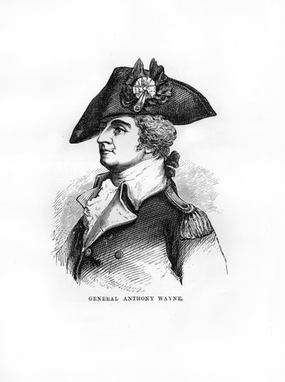 Generał Anthony Wayne, generał armii Stanów Zjednoczonych i mąż stanu, 1872 r autorstwa Unbekannt