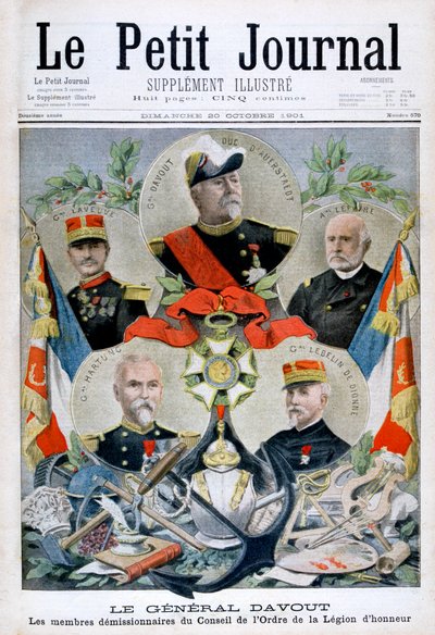 Generał Davout i członkowie Rady Legii Honorowej, 1901 autorstwa Unbekannt