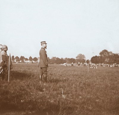 Generał Henri Gouraud, Chalons, Marne, północna Francja, ok. 1914-c1918. autorstwa Unbekannt