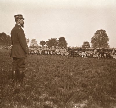 Generał Henri Gouraud, Szampania, północna Francja, ok. 1914-c1918. autorstwa Unbekannt