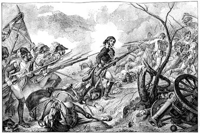 Generał Joubert w bitwie pod Rivoli, 14 stycznia 1797 1882-1884 autorstwa Unbekannt