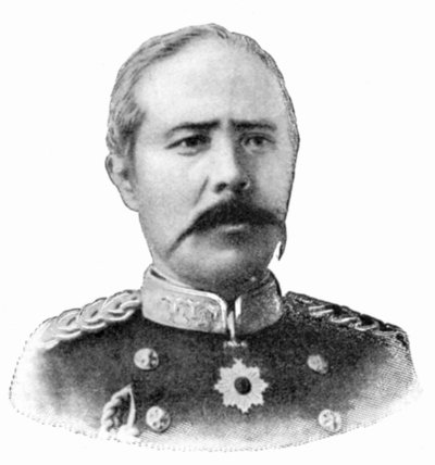 Generał Kuroki, naczelny wódz Rosji, wojna rosyjsko-japońska, 1904-5 autorstwa Unbekannt