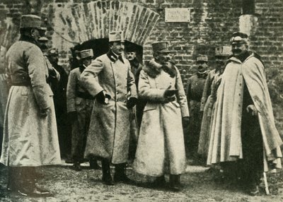 Generał Kusmanek i książę Franciszek Józef w Twierdzy Przemyśl, I wojna światowa, 1915, ok.1920. autorstwa Unbekannt