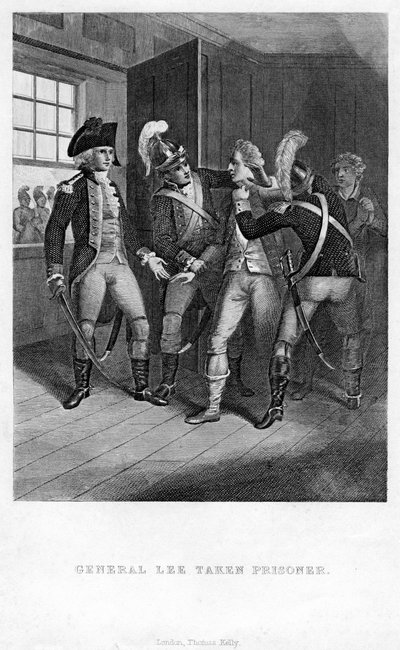 Generał Lee wzięty do niewoli, 1777 1814 autorstwa Unbekannt