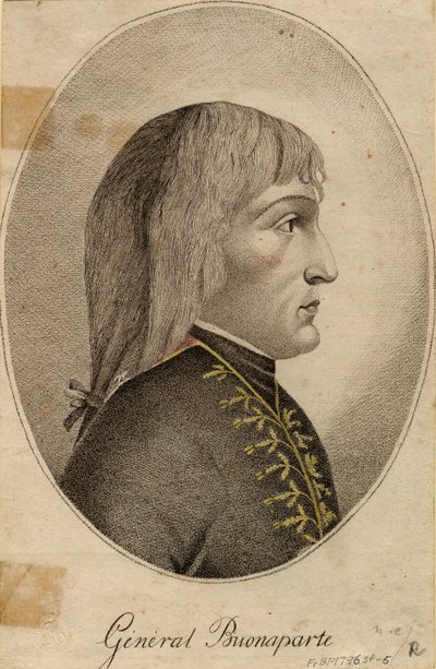 Generał Napoleon Bonaparte, 1796 autorstwa Unbekannt