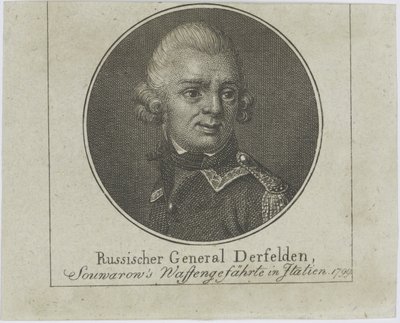 Generał Otto Wilhelm Derfelden 1737-1819 , c. 1800. autorstwa Unbekannt