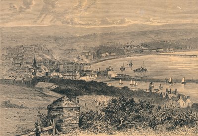 Widok ogólny Douglasa, 1880 r autorstwa Unbekannt