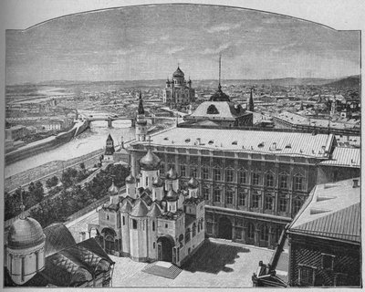 Widok ogólny miasta Moskwy, 1902 autorstwa Unbekannt