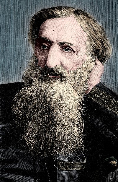 Generał William Booth, ewangelicki pracownik socjalny i założyciel Armii Zbawienia, 1894 autorstwa Unbekannt