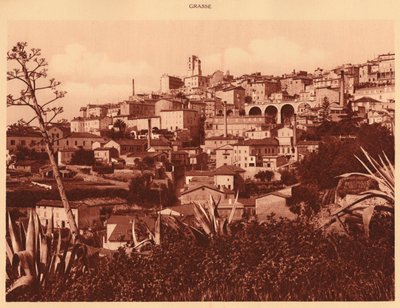Widok ogólny Grasse, 1930. autorstwa Unbekannt