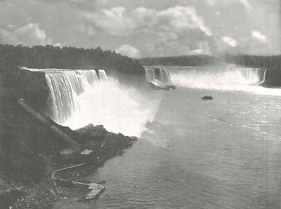 Widok ogólny wodospadu Niagara, 1895. autorstwa Unbekannt