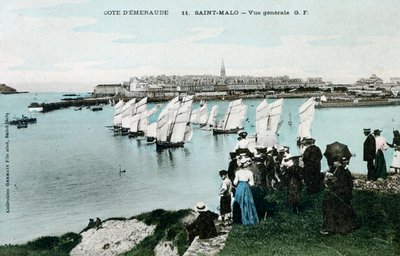 Widok ogólny Saint Malo, Bretania, Francja, XX wiek autorstwa Unbekannt
