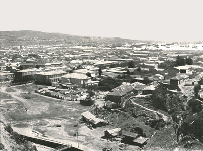 Widok ogólny miasta, Valparaiso, Chile, 1895. autorstwa Unbekannt