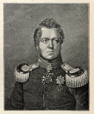 Feldmarszałek August hrabia Neidhardt von Gneisenau 1760-1831. autorstwa Unbekannt