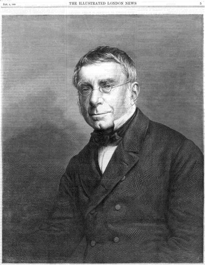 George Biddell Airy, angielski astronom i geofizyk, 1868 autorstwa Unbekannt