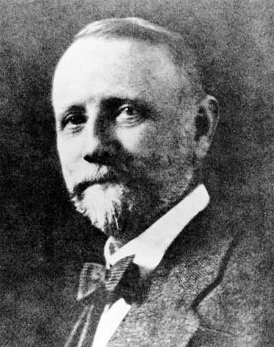 George C Blickensderfer, amerykański projektant maszyny do pisania Blick, ok. 1880 r. autorstwa Unbekannt