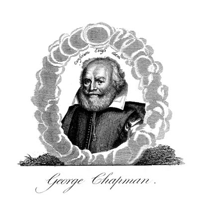 George Chapman, angielski dramaturg, tłumacz, poeta i klasyk, XIX w. autorstwa Unbekannt