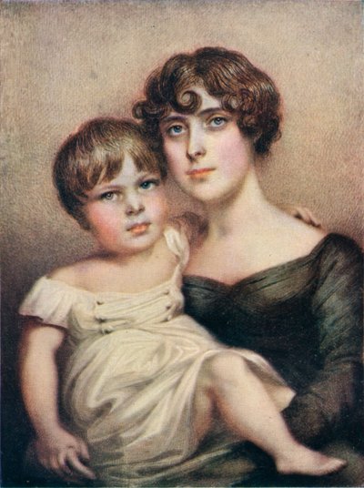 George Dacres Patterson i jego matka Eleanor Dacres Patterson, 1815. 1911 autorstwa Unbekannt