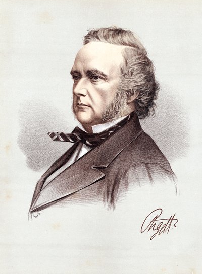 George Douglas Campbell, 8. książę Argyll, szkocki polityk i naukowiec wigów, ok. 1880 r. autorstwa Unbekannt