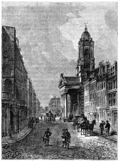 George Street, Hanover Square, Londyn, 1800 1891 autorstwa Unbekannt