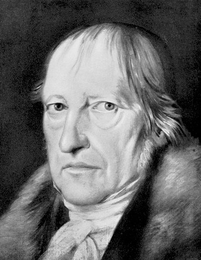 George Wilhlem Friedrich Hegel, niemiecki filozof autorstwa Unbekannt
