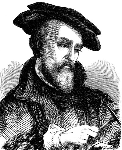 Georgius Agricola 1494-1555, niemiecki lekarz, mineralog i metalurg, 1881 autorstwa Unbekannt