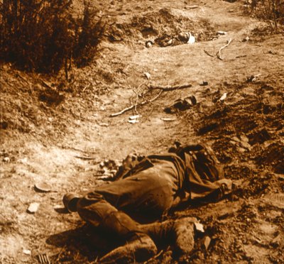 Ciało niemieckie, Chavonne, Francja, c1914-c1918 autorstwa Unbekannt
