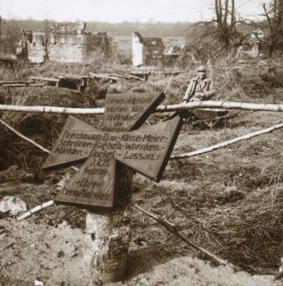 Powszechny grób niemiecki, ok. 1914-c1918 autorstwa Unbekannt