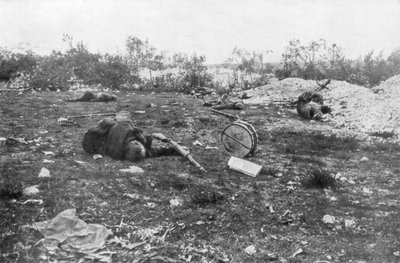 Niemcy zginęli, druga bitwa pod Szampanią, Francja, 25 września – 6 listopada 1915 autorstwa Unbekannt