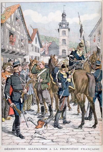 Niemieccy dezerterzy na granicy francuskiej, 1903 autorstwa Unbekannt