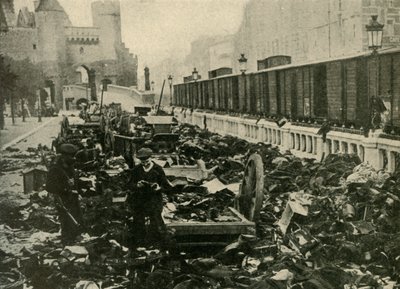 Niemieccy marynarze w Antwerpii, Belgia, I wojna światowa, 1914, c1920. autorstwa Unbekannt