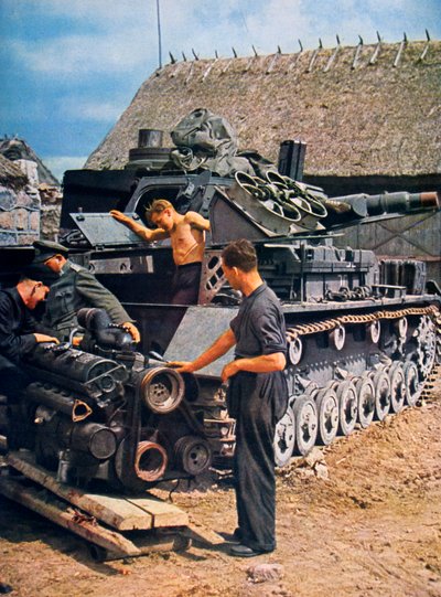 Żołnierze niemieccy w okupowanej Francji, 1943 autorstwa Unbekannt