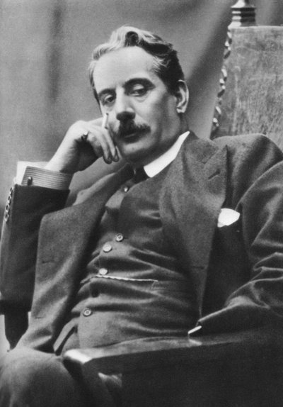 Giacomo Puccini 1858-1924, włoski kompozytor, 1910 autorstwa Unbekannt